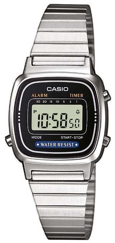 Casio Collection Retro LA670WEA-1EF Montre digitale pour femmes Très Léger