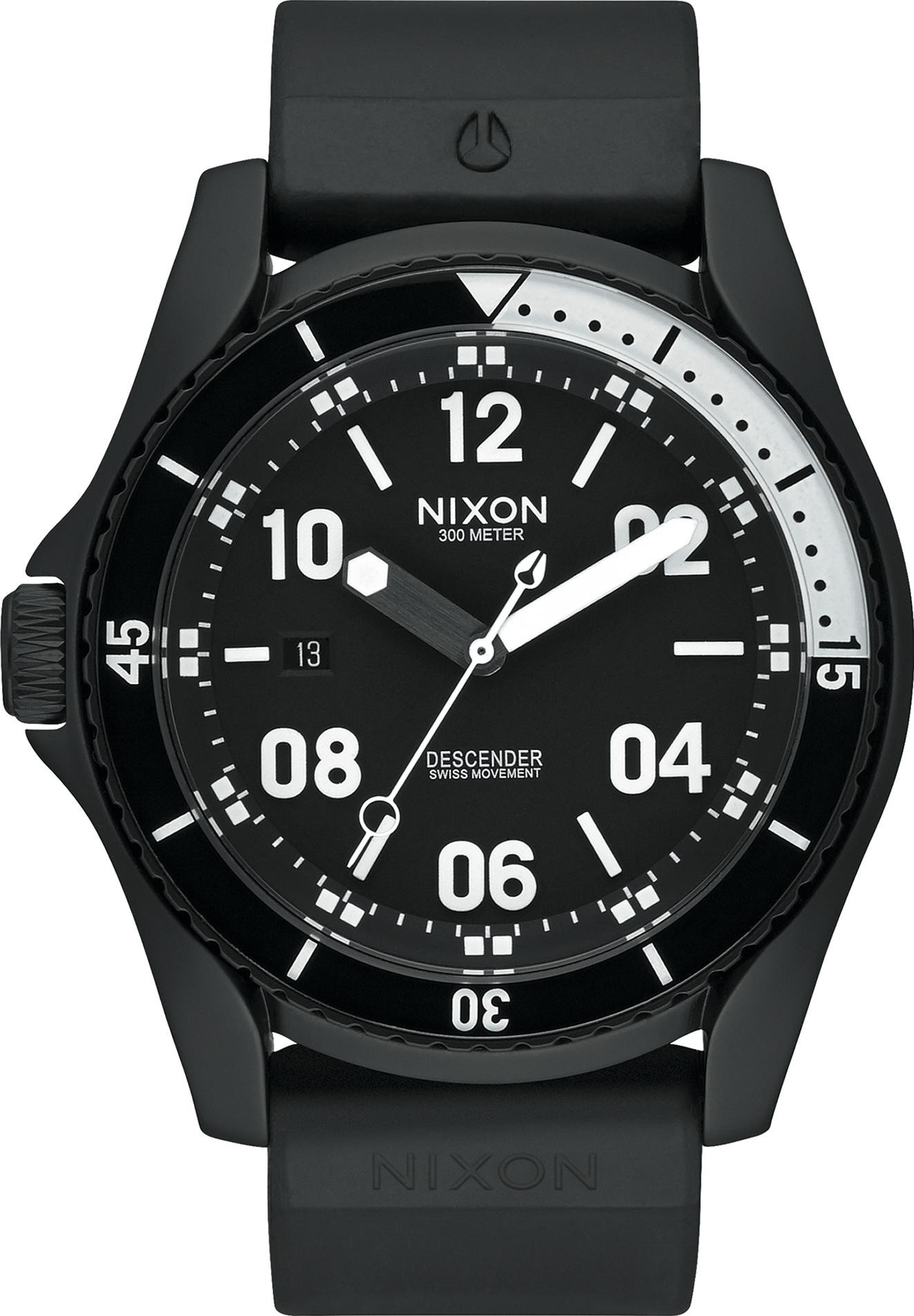 Nixon Descender Sport A960-001 Herrenarmbanduhr Taucheruhr