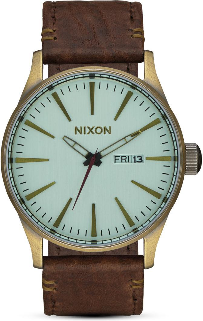 Nixon Sentry Leather A105-2223 Orologio da polso uomo Miglior design