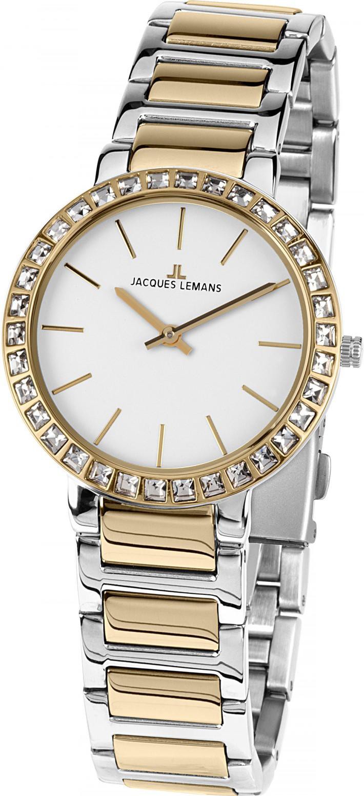 Jacques Lemans MILANO 1-1843.1D Reloj de Pulsera para mujeres Clásico & sencillo