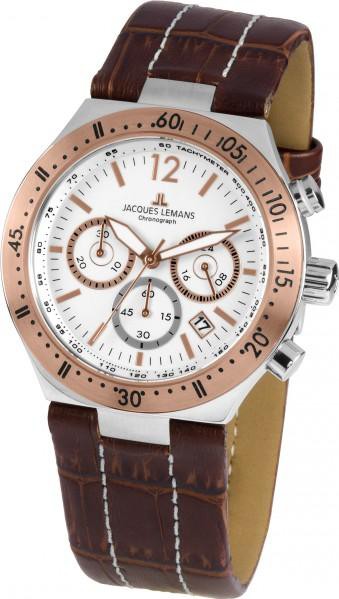 Jacques Lemans DOVER 1-1837E Chronographe pour homme très sportif