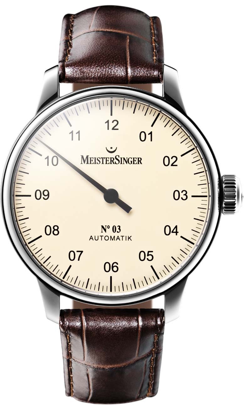 MeisterSinger MEISTERSINGER N°03 AUTOMATIK AM903 Reloj elegante para hombres Diseño Clásico