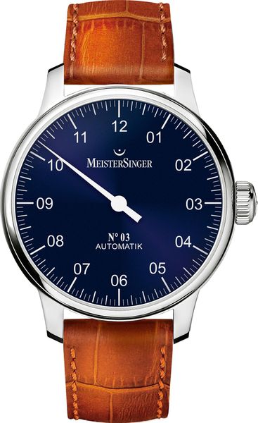 MeisterSinger No 03 AM908 Automatisch horloge met één wijzer Tijdloos design MeisterSinger No 03 AM908 Automatisch horloge met één wijzer Tijdloos design