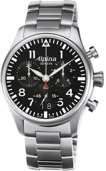 Alpina Geneve Startimer Pilot AL-372B4S6B Herenchronograaf Vlieghorloge