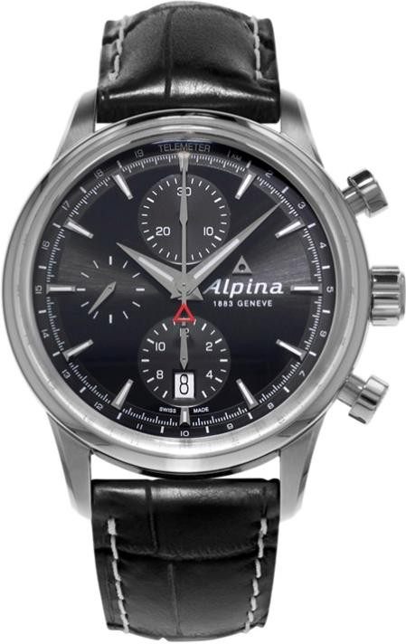 Alpina Geneve Alpiner Chronograph AL-750B4E6 Chronographe Automatique pour hommes très sportif