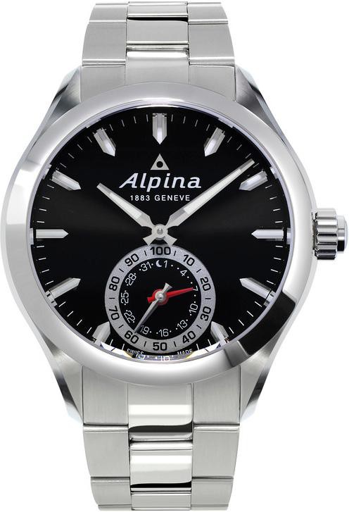 Alpina Geneve Horological Smartwatch AL-285BS5AQ6B Montre-Bracelet pour hommes