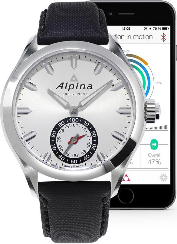 Alpina Geneve Horological Smartwatch AL-285S5AQ6 Herrenarmbanduhr SmartWatch