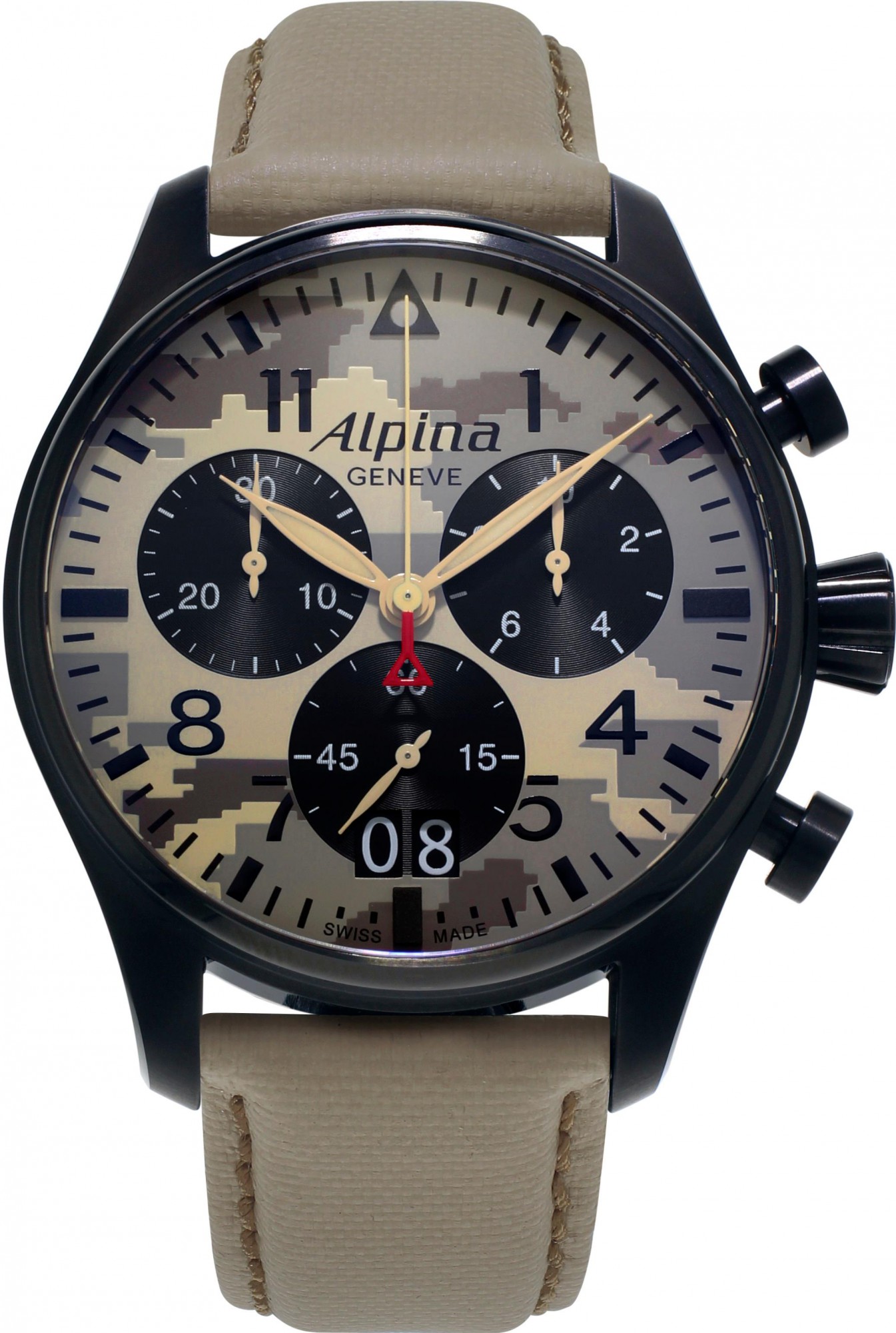 Alpina Geneve Startimer Pilot AL-372MLY4FBS6 Herenchronograaf Vlieghorloge