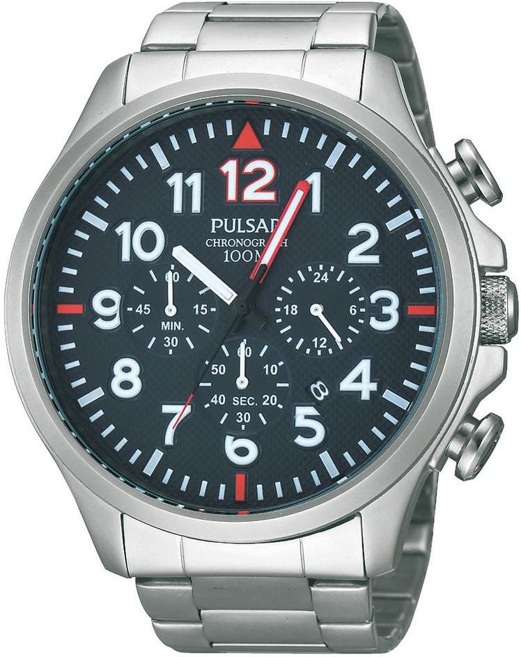 Pulsar Sport PT3319X1 Chronographe pour homme très sportif Pulsar Sport PT3319X1 Chronographe pour homme très sportif