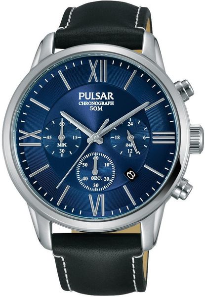 Pulsar Quarz PT3809X1 Herrenchronograph Klassisch schlicht