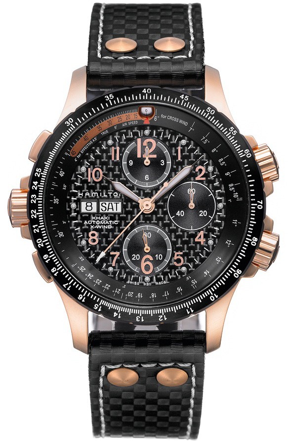 Hamilton Khaki X-Wind Auto Chrono H77696793 Orologio da uomo sportivo Orologio aviatore