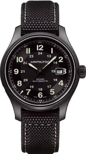 Hamilton Khaki Titanium H70575733 Automatic Mens Watch Excellent readability Hamilton Khaki Titanium H70575733 Automatic Mens Watch Excellent readability