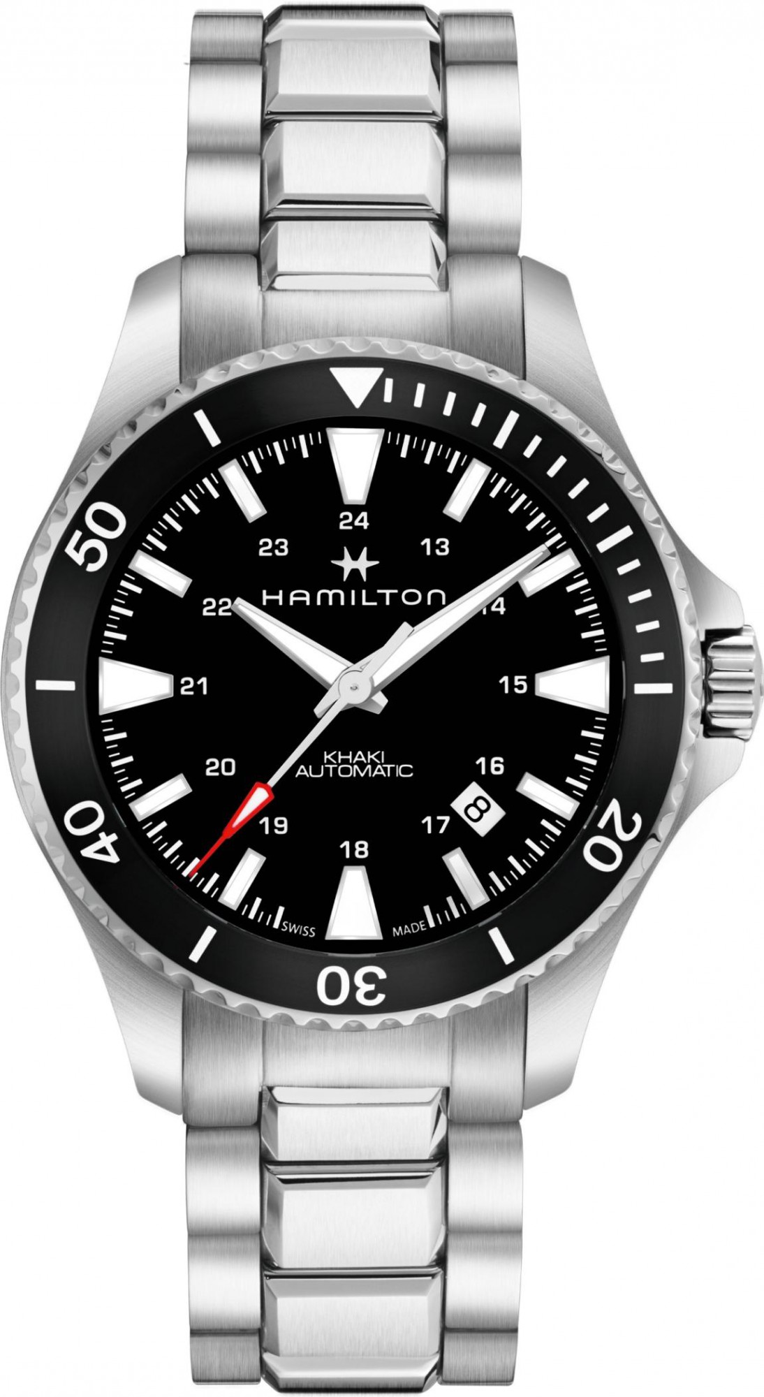 Hamilton Khaki Navy H82335131 Montre pour hommes Réserve de marche de 80 heures