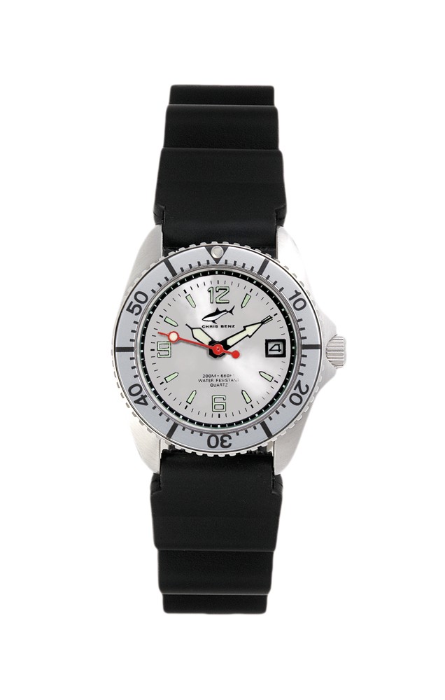 Chris Benz One Lady CBL-SI-SI-KB Elegante Damenuhr Taucheruhr Chris Benz One Lady CBL-SI-SI-KB Elegante Damenuhr Taucheruhr
