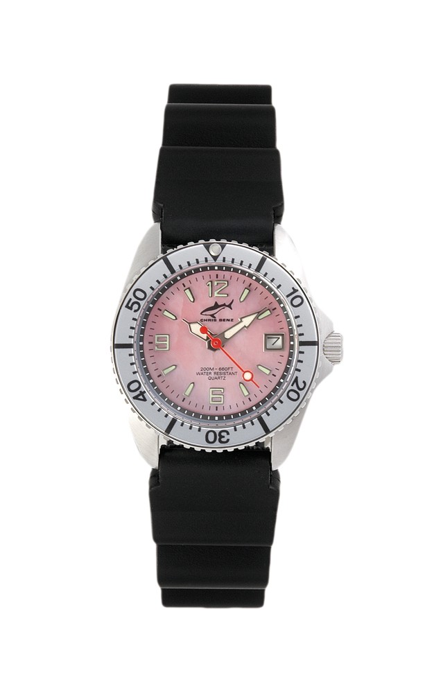 Chris Benz One Lady CBL-R-SI-KB Elegante Damenuhr Taucheruhr Chris Benz One Lady CBL-R-SI-KB Elegante Damenuhr Taucheruhr