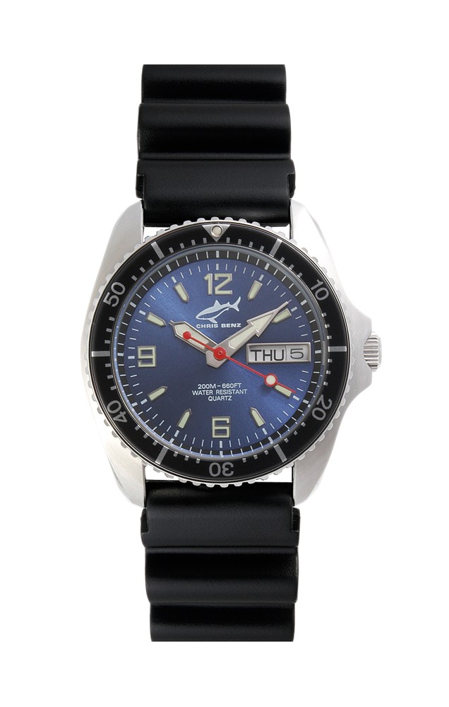 Chris Benz One Medium CBM-B-SW-KB Unisexuhr Taucheruhr