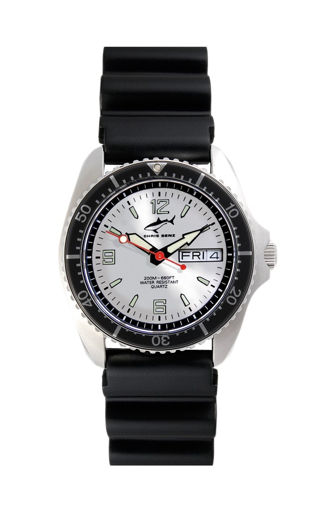 Chris Benz One Medium CBM-SI-SW-KB Unisexuhr Taucheruhr Chris Benz One Medium CBM-SI-SW-KB Unisexuhr Taucheruhr