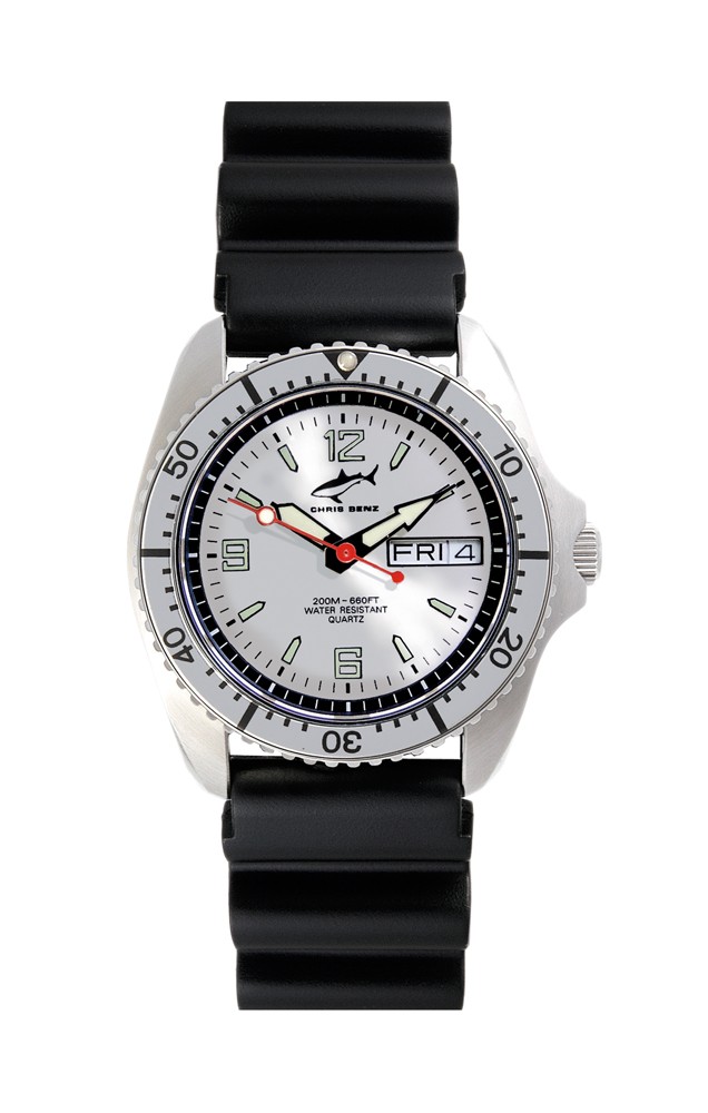 Chris Benz One Medium CBM-SI-SI-KB Unisexuhr Taucheruhr