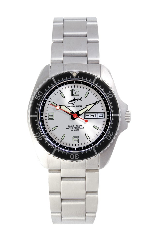 Chris Benz One Medium CBM-SI-SW-MB Unisexuhr Taucheruhr Chris Benz One Medium CBM-SI-SW-MB Unisexuhr Taucheruhr