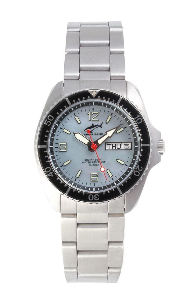 Chris Benz One Medium CBM-H-SW-MB Unisexuhr Taucheruhr