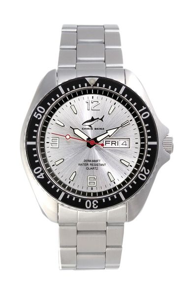 Chris Benz One Man CBO-SI-SW-MB Montre élégante pour hommes Montre Plongée