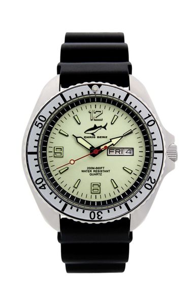 Chris Benz One Man CBO-N-SI-KB Elegant herenhorloge Duikhorloge Chris Benz One Man CBO-N-SI-KB Elegant herenhorloge Duikhorloge