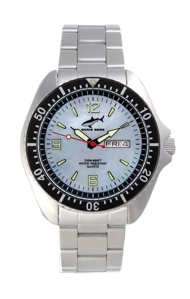 Chris Benz One Man CBO-H-SI-MB Montre élégante pour hommes Montre Plongée Chris Benz One Man CBO-H-SI-MB Montre élégante pour hommes Montre Plongée