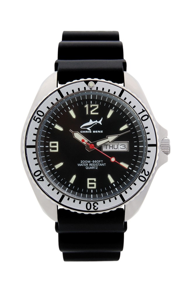 Chris Benz One Man CBO-S-SI-KB Elegante Herrenuhr Taucheruhr Chris Benz One Man CBO-S-SI-KB Elegante Herrenuhr Taucheruhr