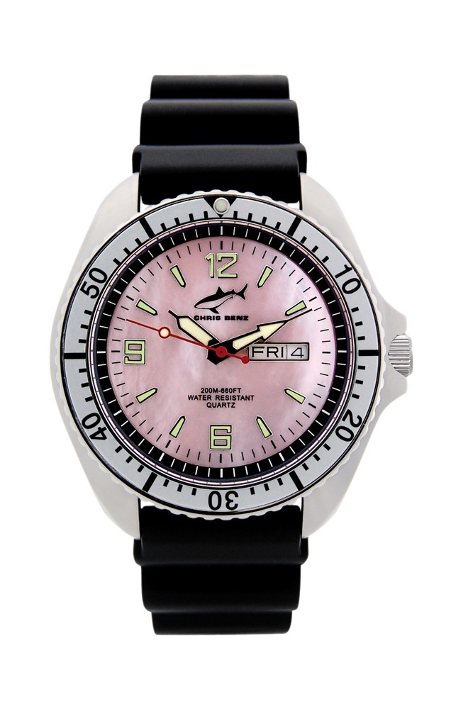 Chris Benz One Man CBO-R-SI-KB Elegante Herrenuhr Taucheruhr
