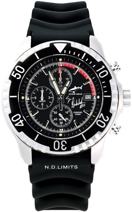 Chris Benz Chronograph CB-200BD Sportliche Herrenuhr Streng Limitierte Auflage