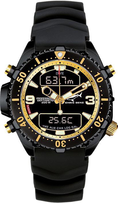 Chris Benz Depthmeter Digital CB-D200-MK1 Mens Chronograph Diving Computer