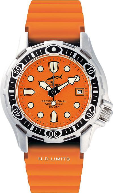 Chris Benz Deep 500m CB-500A-O-KBO Reloj Automático para hombres Reloj de Buceo