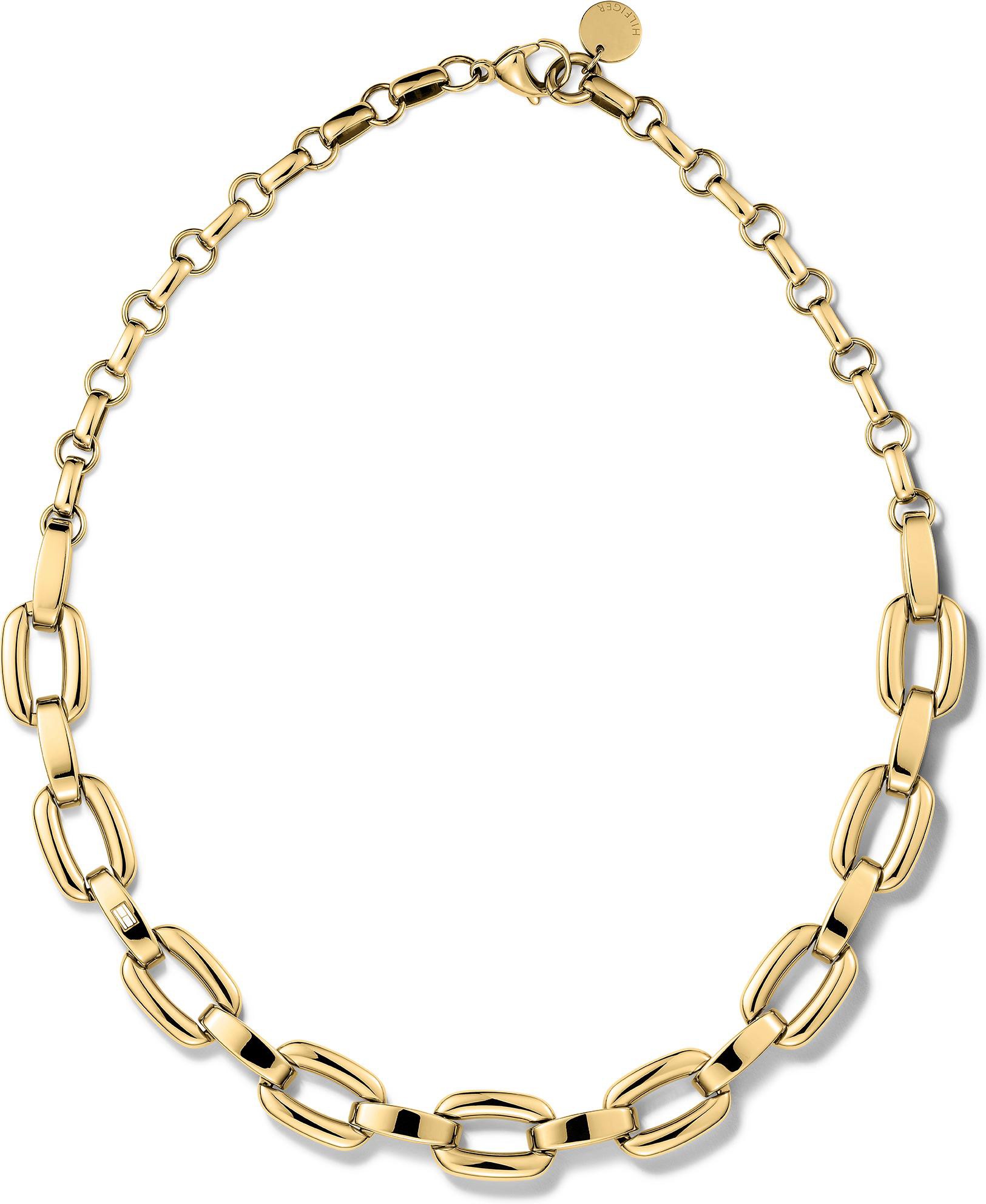 Tommy Hilfiger Jewelry Smooth Link Necklace 2700834 Damenhalskette Massiv gearbeitet