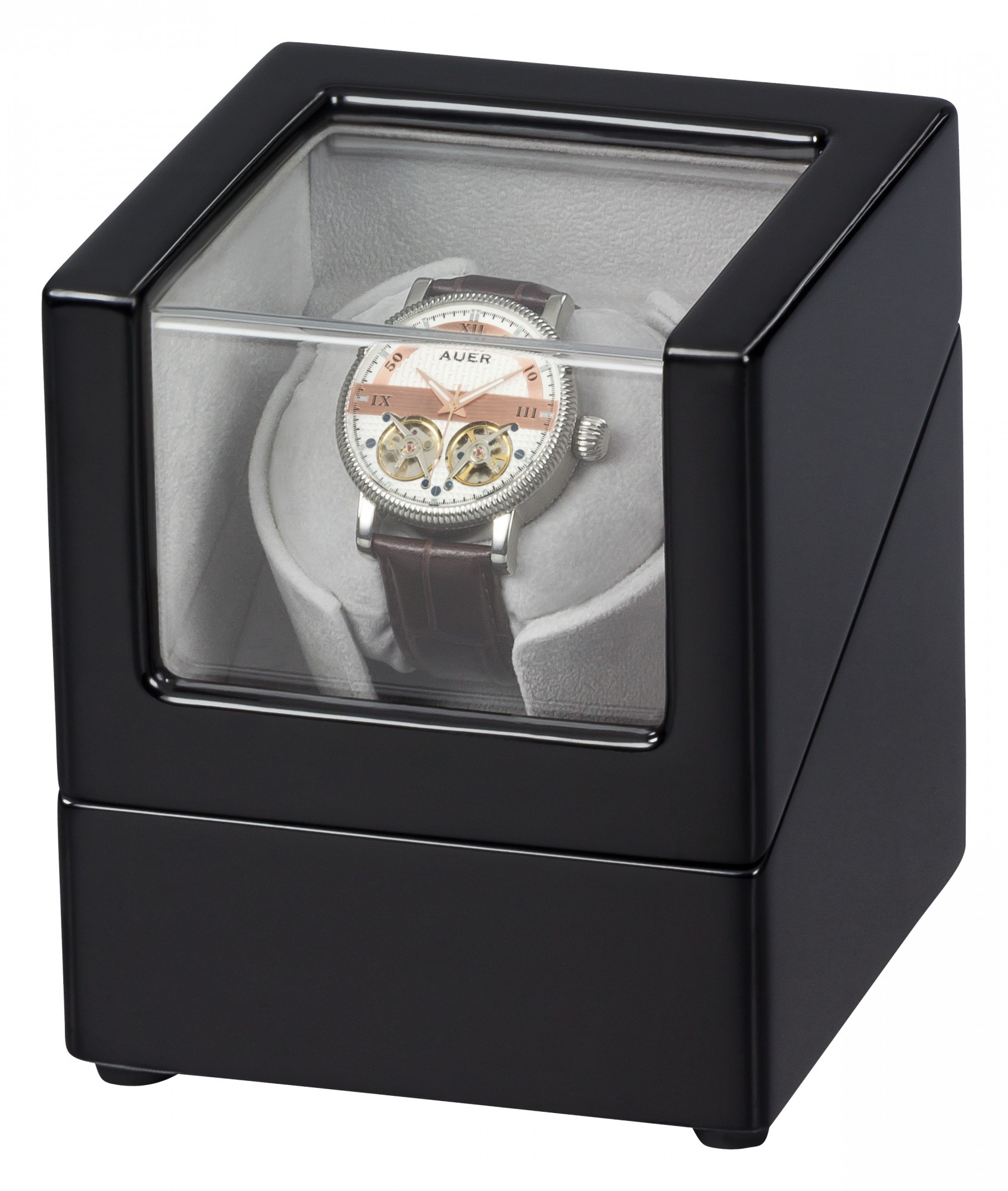 Auer Accessories Plutus 1041EG Remontoir pour montres Bois d'ébène