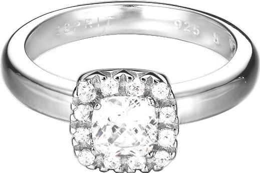 Esprit Jewel Cushion Solitaire ESRG92359B Bague pour femmes Avec des Zircons Esprit Jewel Cushion Solitaire ESRG92359B Bague pour femmes Avec des Zircons