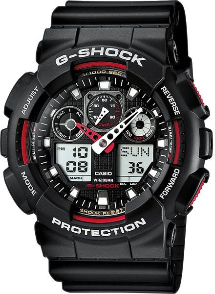 Casio G-Shock AnaDigi GA-100-1A4ER Reloj de Pulsera para hombres Reloj de Buceo