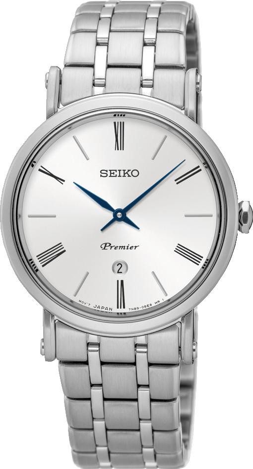 Seiko Premier SXB429P1 Orologio da polso donna Con pietre di cristallo