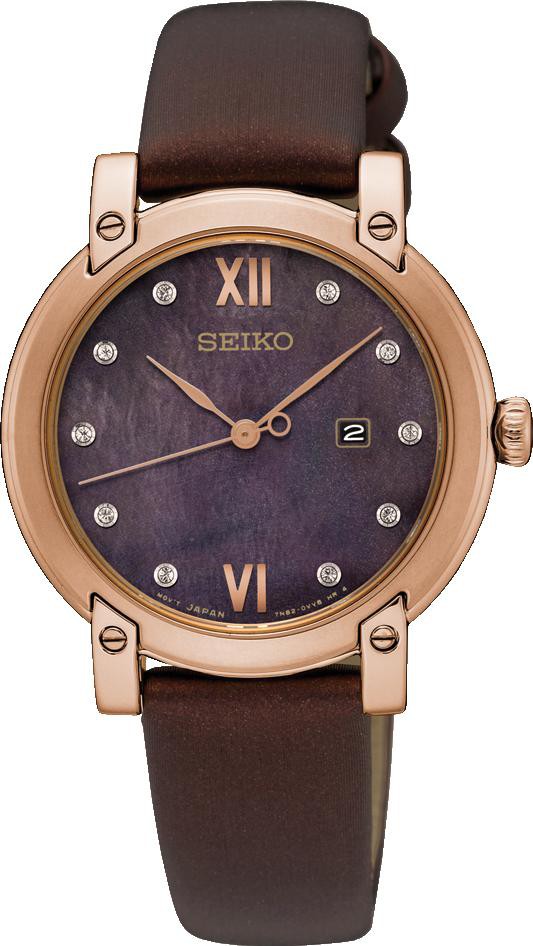 Seiko Classic SRZ482P1 Wristwatch for women Classic & Simple