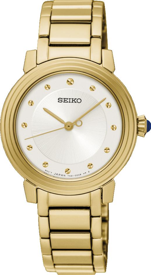 Seiko Classic SRZ482P1 Damenarmbanduhr Klassisch schlicht