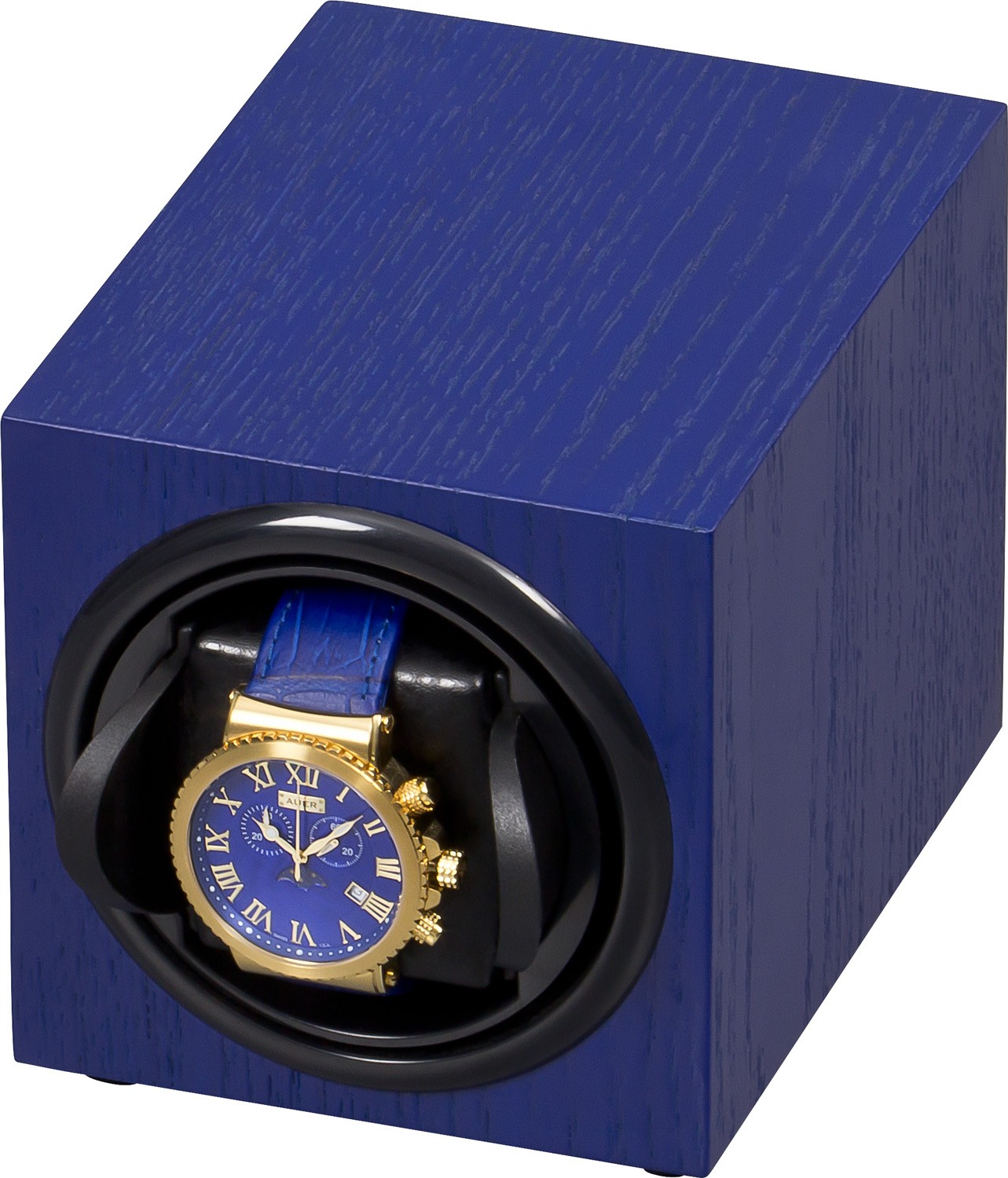 Auer Accessories Hektor 011BL Caja rotor para relojes Azul apagado