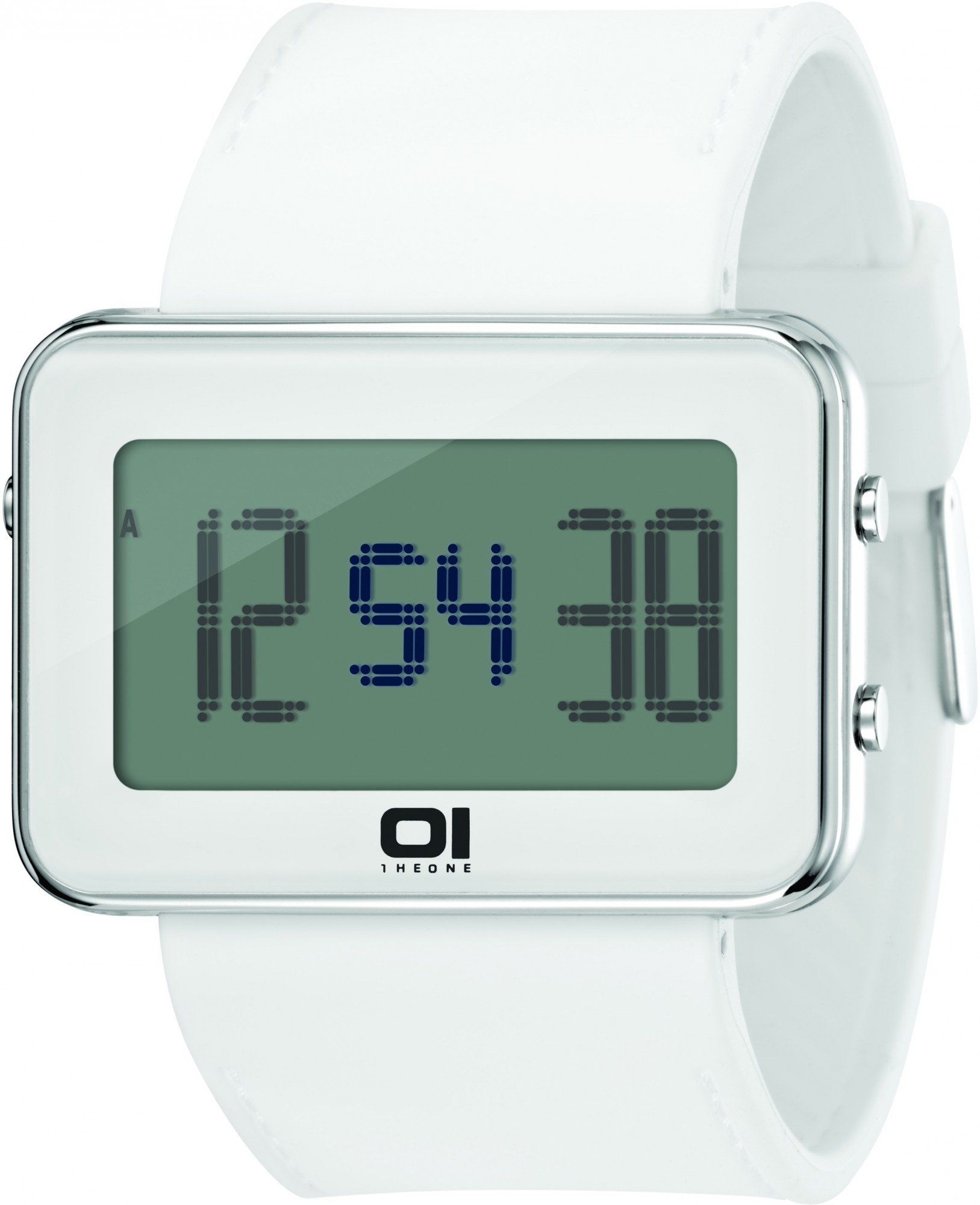 The One Binary Wide Screen IPLD104-3WH Montre digitale pour hommes Point Culminant de Design