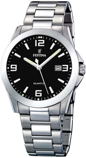Festina Classic F16376/4 Reloj desenvuelto para hombres Carcasa de Titanio