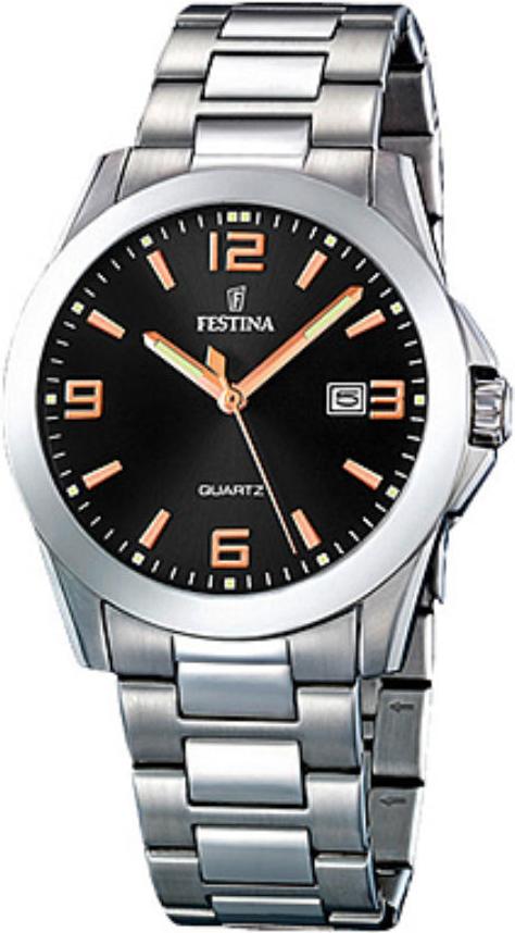 Festina Classic F16376/6 Legere Herrenuhr Sehr gut ablesbar