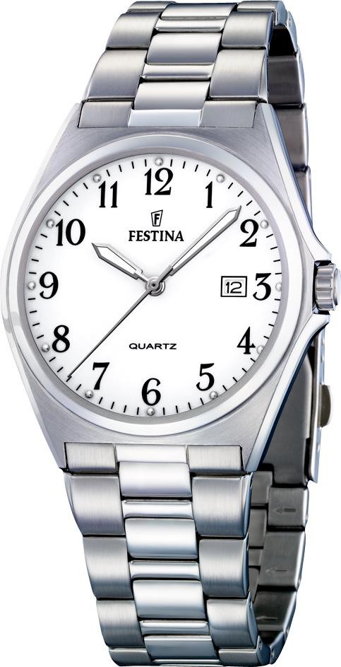 Festina Classic F16374/1 Unisex horloge Erg goede leesbaarheid