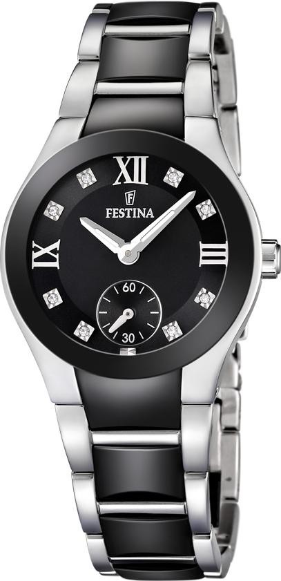 Festina Ceramic Collection F16588/3 Elegante orologio da donna Con elementi in ceramica Festina Ceramic Collection F16588/3 Elegante orologio da donna Con elementi in ceramica