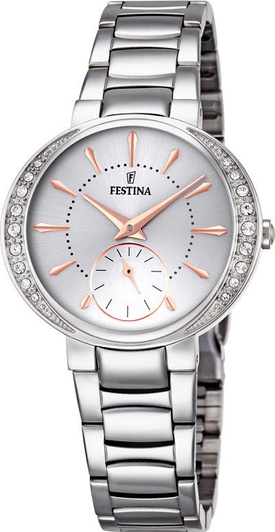 Festina Mademoiselle F16909/1 Montre légère pour femmes Avec des Zircons