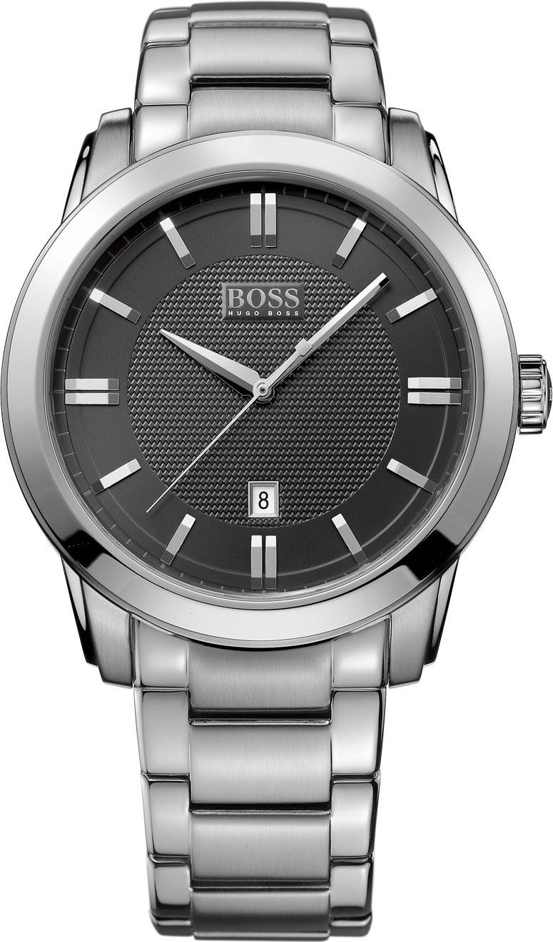 Boss Attraction Round 1512769 Herrenarmbanduhr Zeitloses Design