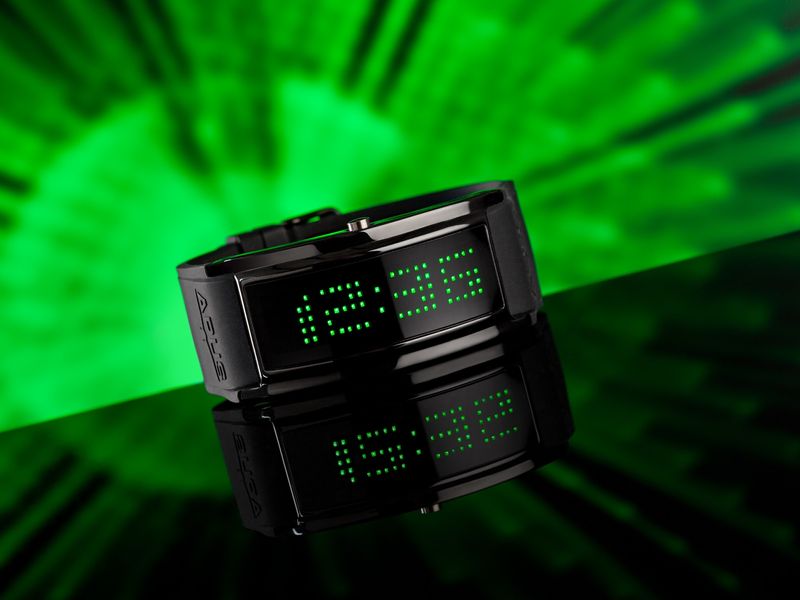 APUS Iota AS-IO-BL-GR Orologio digitale da uomo Testo Programmibile APUS Iota AS-IO-BL-GR Orologio digitale da uomo Testo Programmibile