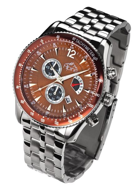 Alpine Mountaineer Koenigsspitze KS-Br Elegante orologio da uomo Cassa solida Alpine Mountaineer Koenigsspitze KS-Br Elegante orologio da uomo Cassa solida