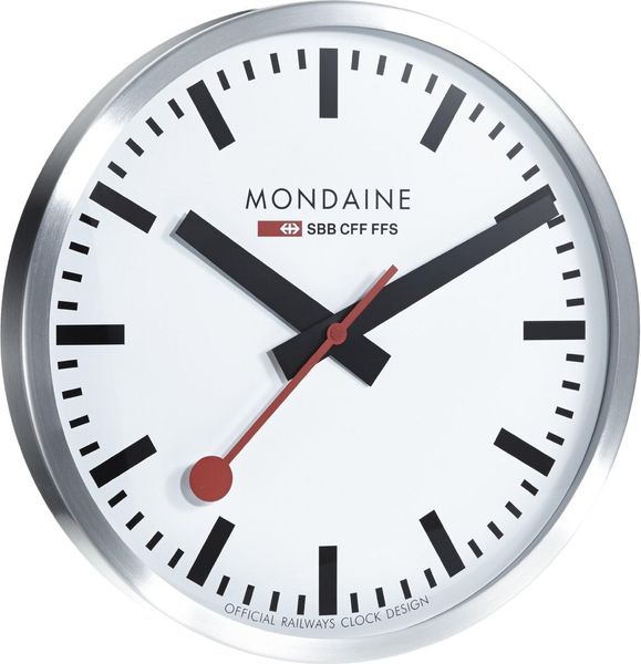Mondaine Official Railways A990.CLOCK.16SBB Wall clock Train Station Look Mondaine Official Railways A990.CLOCK.16SBB Wall clock Train Station Look